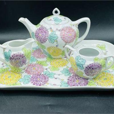 Lot 037   
Antique Schoenau, Swaine & Co. Tea Set