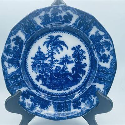 Lot 076   
Antique W. Adams & Co. England Kyber Dinner Plate 1800's