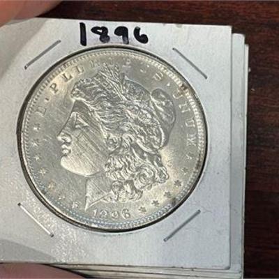 Lot 003   
1896 - Morgan Dollar