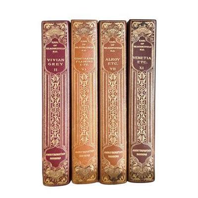 Lot 133  
"Venetia" by Benjamin Disraeli (Volumes II, VI, VII, and XI)