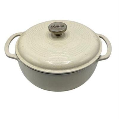 Lot 500-065
Enameled Lodge Cast Iron Dutch Oven
