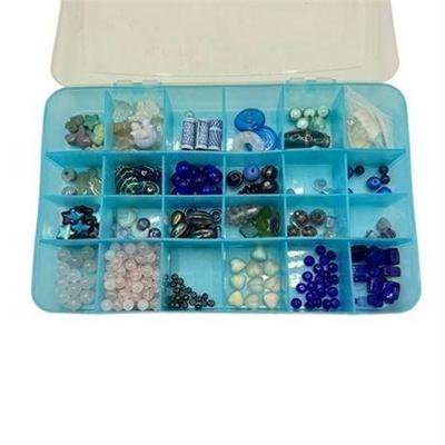 Lot 312   
Assortment Of Blue And Pink Beads And Charms