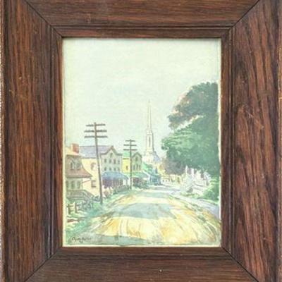 Lot 207  
Clyde Horton (1908-1998) Watercolor 1946