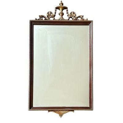 Lot 195 
Vintage Gilded Style Wall Mirror