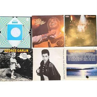 Vinyl Record Collection, Prince and the Revolution, ABBA, Beach Boy Song Album, John Denver original Releases