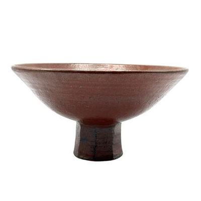 Lot 002  
Ikebana Hand-Tossed Ceramic Pedestal Bowl