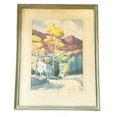 Lot 208   
Clyde Horton (1908-1998) Signed 1948 Watercolor