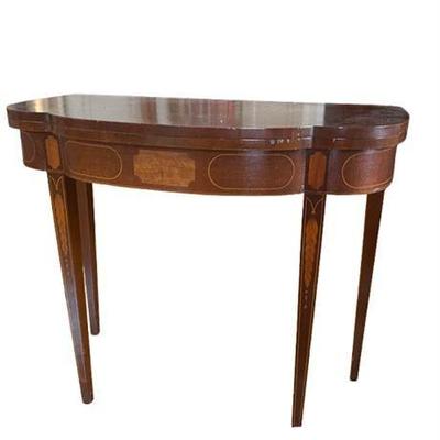 Lot 2036  
Antique Marquetry Gaming Table