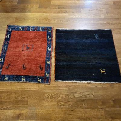 Traditional Persian Gabbeh Handknotted Tribal Animal Rugs