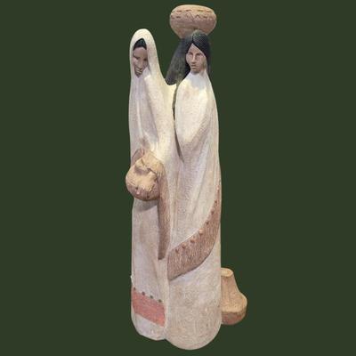 Three Acoma Pueblo Women, Austin Productions 1980's Sculpture