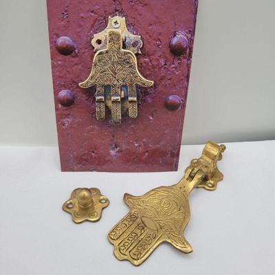Vintage Moroccan Hamsa Hand Doorknocker 