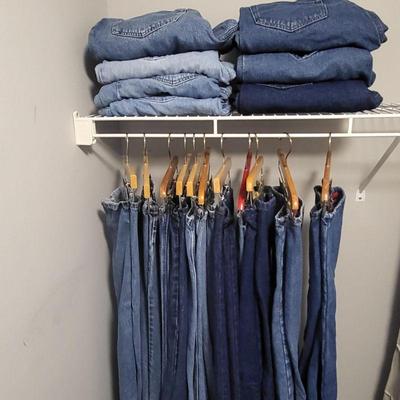 Closet of Blue Jeans L.L. Bean