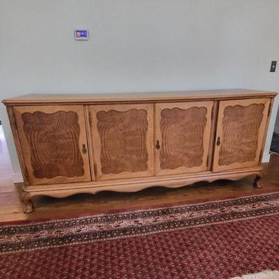 Large Antique Oakwood Buffet