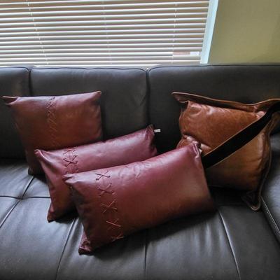 Classic Leather Pillows