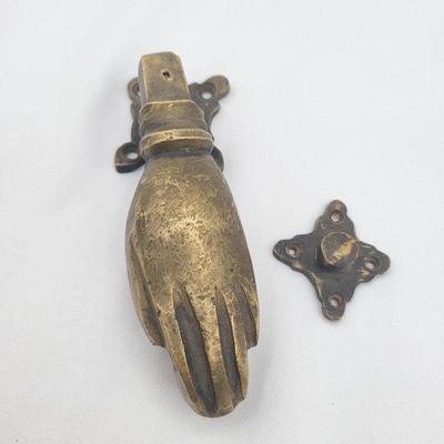 Antique Brass Hand Door Knocker
