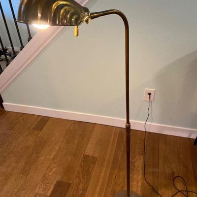 Midcentury Shell Reading Floor Lamp