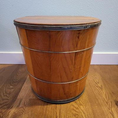 Antique Wood Butter Bucket