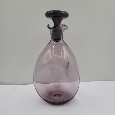 Blenko Amethyst Glass Decanter