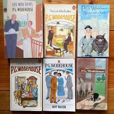 Six PG Wodehouse Paperback Books