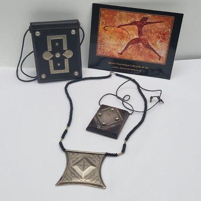 71 Artisan Tuareg Tribal Antique Talisman Amulet Necklaces