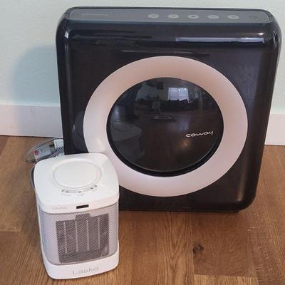 Conway Air Purifier Ionizer & Lasko Portable Electric Heater