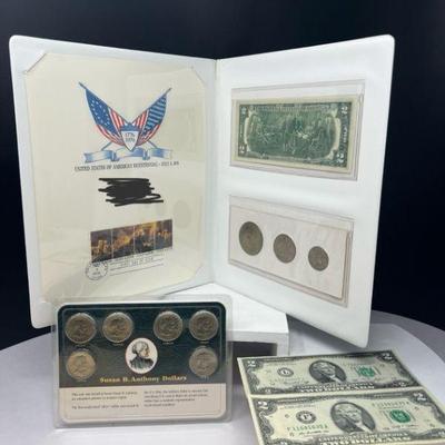 Susan B Anthony Dollars & First Issue Centennial Set