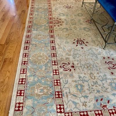 This handcrafted Oushak style rug, celebrated for their subtle elegance and harmonious patterns. Skillfully made by adept artisans, the...