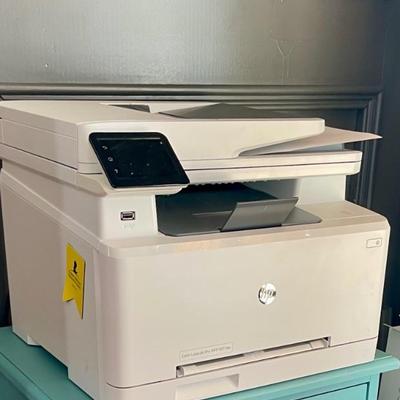 HP Laserjet Pro MFP M283 cdw All-in-One Wireless Color Laser Printer, White - Print Scan Copy Fax - 22 ppm, 600 x 600 dpi, 8.5 x 14,...