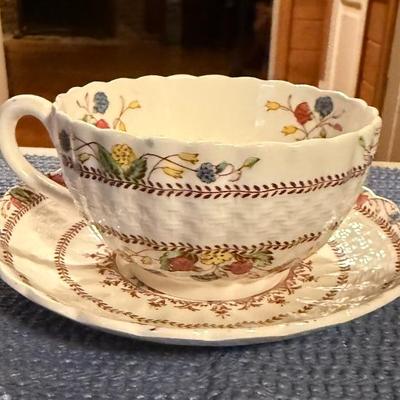 Variety of vintage china