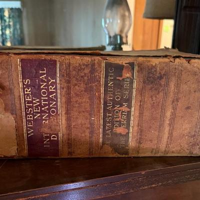 Websters New Interational Dictionary 1916 Edition
