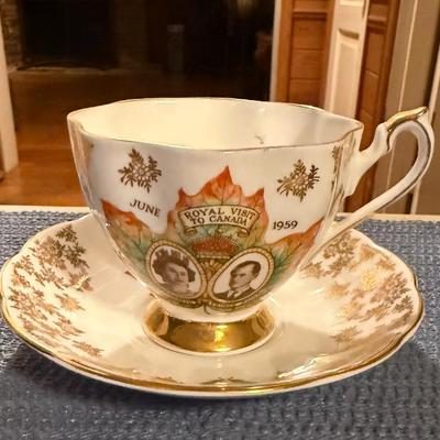 Variety of vintage china