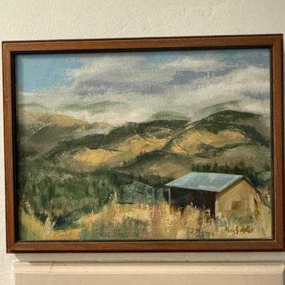 Original Artwork - #201 "View from Mt. Tam" Mary G. Mellor