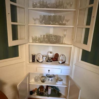 American Fostoria Cubist Glassware, Vintage China
