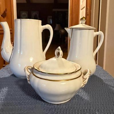 Variety of vintage china
