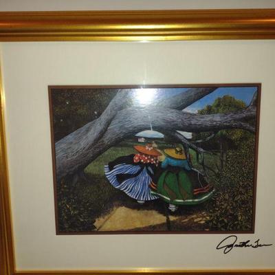 JONATHAN GREEN SIGNED PRINT