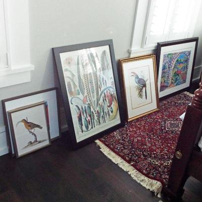 MANY ART PIECES MANY WITH BIRDS