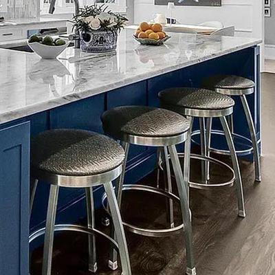 BOTTEGA VENETO ROUND WITH CHROME STOOLS