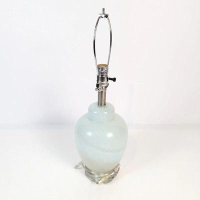 Lot #113 - Elegant Glass Table Lamp