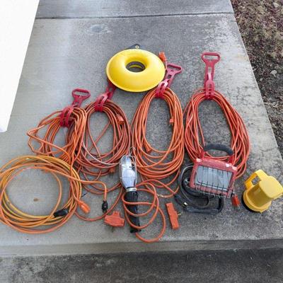 Lot #206 - Extension Cord & Lighting Lot