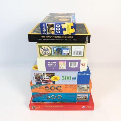 Lot #104 - 500-Piece Jigsaw Puzzle Lot