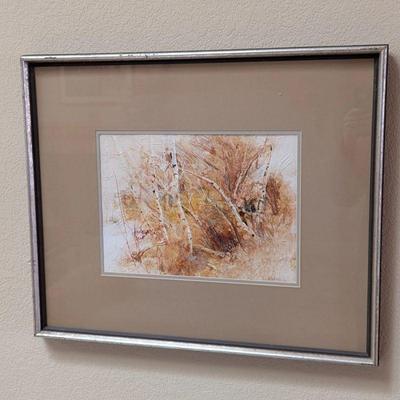 Lot #10 - Original Forest Oil Painting Signed by Robins