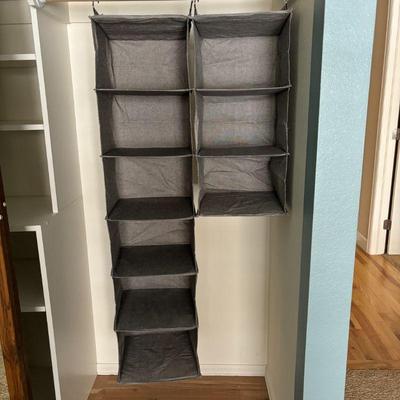 Lot #88 - Container Store Hanging Fabric Storage Organizers.