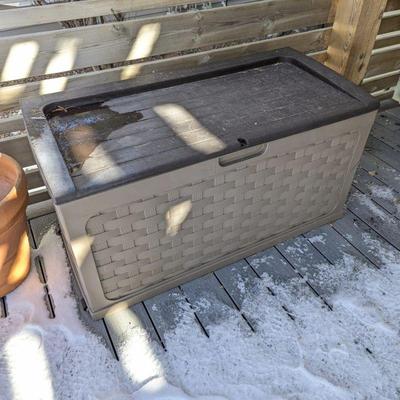 Lot #176 - Outdoor Storage Box - Durable and Weather-Resistant.