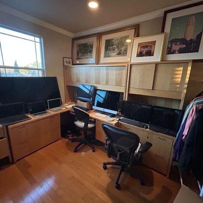 MORE COMPUTERS ART AND DESK 