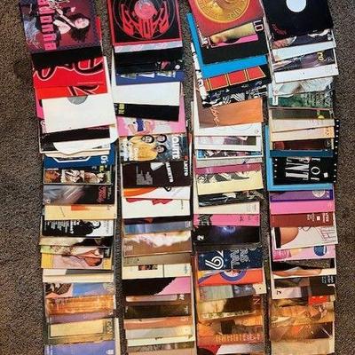 small part of English and Spanish 1st press vinyl's 