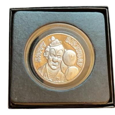 Clown Silver Coin 1 Oz. Fine Silver
