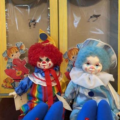 Zanini Zambelli clown dolls