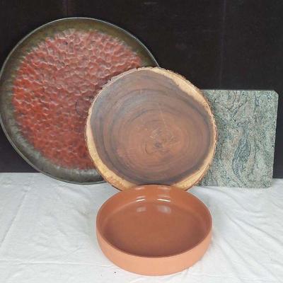 Rustic Serving and Display Pieces