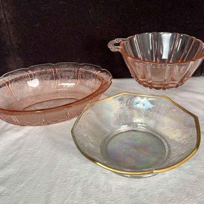 Retro Pink Glassware