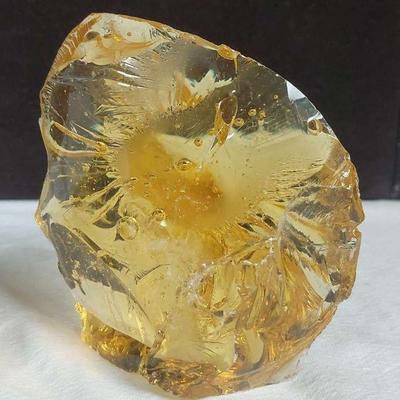 2 lb12 oz Antique Champagne Slag Glass